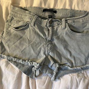 Green Flying Monkey low-rise Jean shorts